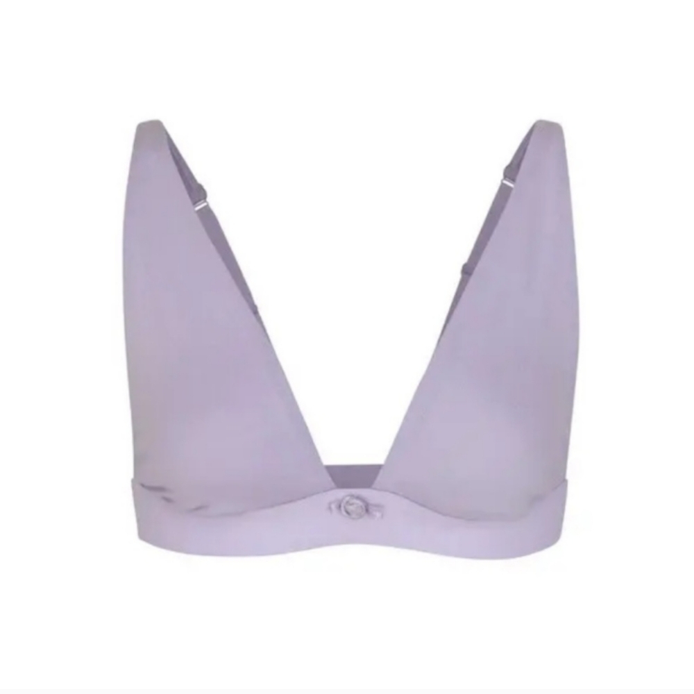New SKIMS Lilac Purple Pointelle Bra Size Extra Small